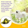 thumbnail image 3 of Methold Pañuelos para perros Ropa para perros pequeños Saliva Toalla Triángulo Tema escocés Pañuelo Lavable Pajarita Pañuelo Conjunto Tipo 17 Type3 NO3 Methold PT003576-17, 3 of 6