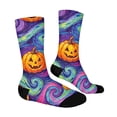 thumbnail image 5 of Halloween Socks Women Mens Funny Novelty Cute Holiday Crew Socks Crazy Halloween Gifts for Women Girls, 5 of 6