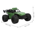 thumbnail image 4 of Juguete de aleación a escala 1/16 para niños, color verde, batería única incluida, regalo perfecto para niños, coche RC de alta velocidad de 2,4 G, 4 of 8