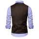 thumbnail image 5 of Chaqueta de Traje de Ocio de Bolsillo sin Cuello en V de Color Sólido sin Mangas, Trajes de Hombre de Ajuste Delgado para el Uso Formal Informal, 5 of 7