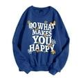 thumbnail image 3 of Wyzesi Crop Sweatshirts Vest Whiteladies Casual Solid Color Loose Fit Butterfly Print Pullover Hoodie with Round Neck and Letter Design, 3 of 3