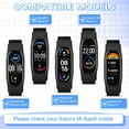 thumbnail image 2 of KOMI 2 Pack Boucle Solo Sangle en Nylon Compatible avec Xiaomi Mi Band 6 5 4 3/Amazfit Band 5 Sangles, Bande de Remplacement Sportive Douce Réglable Colorée pour Xiaomi Mi Band 6 5 (NFC) pour Hommes Femmes, 2 of 5