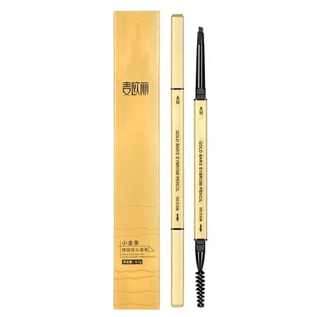YSABOXY (Grey)Eyebrow Pencil Waterproof Small Gold Bar Small Professional