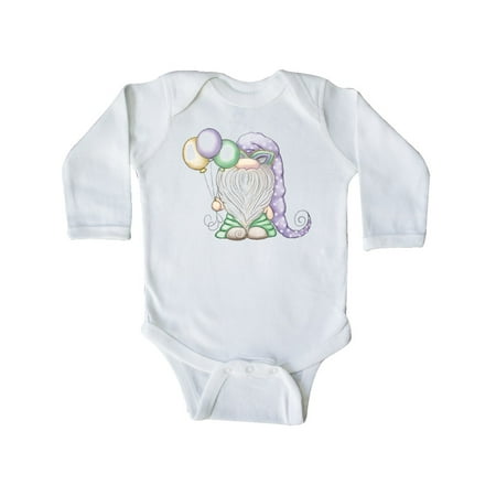 

Inktastic Mardi Gras Gnome Gift Baby Boy Long Sleeve Bodysuit