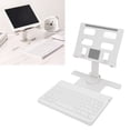 thumbnail image 3 of Support Rotatif pour Tablette et Clavier, Grande Capacité de Charge Support Rotatif Portable Réglable et Clavier pour Tablettes Noir, Blanc, 3 of 8