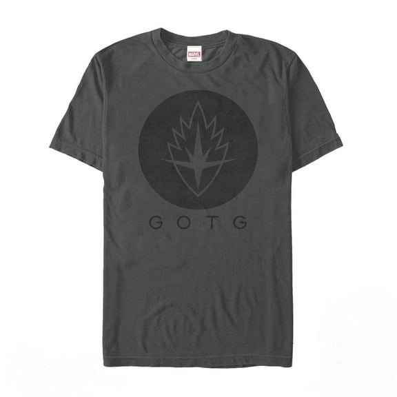 Men's Marvel Symbol Graphic Tee Charcoal Large