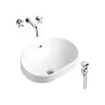 thumbnail image 1 of DROP Bath and Kitchen DR091214 Bathroom Vessel Sink Set, 1 of 5