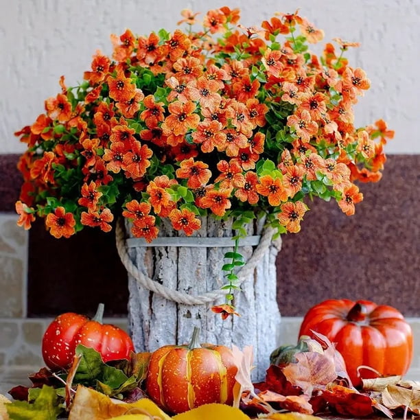 Flores artificiales, flores falsas, flores de imitación, juego de regalo para mujer, flores de simulación violeta, plantas de simulación, decoración de pared para el hogar, adorno artesanal decorativo