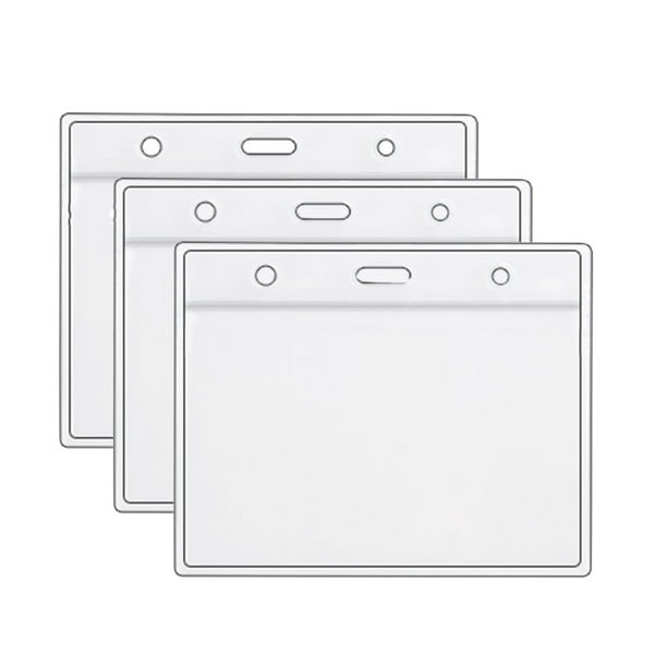 Funda protectora impermeable de PVC para tarjetas sanitarias con ventana transparente - Acceso rápido para escanear códigos de barras - Apta para tarjetas plastificadas de 10 x 7,5 cm