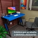 thumbnail image 3 of Escritorio Gamer Oficina Modelo Zb 100x50cm Alto Brillo Color Azul, 3 of 4