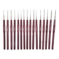thumbnail image 2 of Ultrafine Lace Crochet Hook Set with Durable Stainless Steel  and Comfortable Plastic Handles for DIY Sewing, 2 of 8