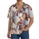 thumbnail image 1 of Fotbe Sea Shells Camisa Estampada de Manga Corta para Hombre, Casual de Verano, Estilo Playero, Sin Arrugas-3X-Large, 1 of 5
