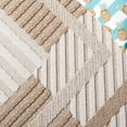 thumbnail image 5 of SAFAVIEH Global Amable Abstract Indoor/Outdoor Runner Rug, Beige/Light Beige, 2'2" x 8', 5 of 10