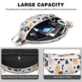 thumbnail image 4 of Fanny Pack Halloween Leopard Print Ghosts Bats and Pumpkins Waist Pack Bag,Running Cross Bag,Waterproof Large Fanny Packs for Women Men for Travel Running Hiking Cycling, 4 of 6