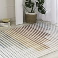 thumbnail image 6 of Rug Branch Eclipse Colorful Striped Rainbow White Beige Indoor Area Rug - 5x7, 6 of 8