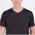 thumbnail image 4 of Real Essentials 5 Pack: Men's Mesh V Neck T Shirts Dry Fit Athletic Workout Gym Running Tees, 4 of 8