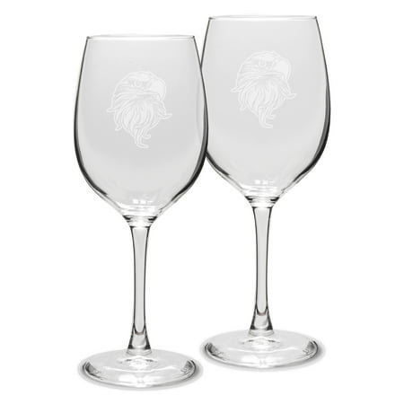 

Eagles Head Deep Etched 16 oz Classic White Wine Glass - Set of 2