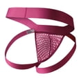 thumbnail image 6 of SELONE Men G-String Briefs Casual Breathable Underwear Loose Elastic Waistband Pouch Slim Wear Pink L, 6 of 6