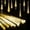 Warm White, variant on Rain Lights, Meteor Lights,Meteor rain Lights 30cm 10 Tube Solar rain Lights with for Christmas Parties Wedding Christmas Tree