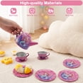 thumbnail image 3 of Kids Camping Set with Tent, 42PCS Pop Up Tent, Indoor Outdoor Pretend Play with Tea Party Set for Little Girls, Princess Toys for Toddler Girls, Gift Idea for Girls Age 3 4 5 6 Year Old, 3 of 11