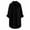 X194 Black, variant on Women Tees Solid Color Long Sleeve Notch Neck T Shirt Summer Comfortable Shirt For Women Size M Army Green