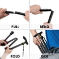 thumbnail image 3 of Bastón plegable para hombre y mujer, portátil y ligero | Altura ajustable en 5 niveles, ideal para personas mayores que buscan equilibrio y movilidad., 3 of 5