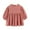 Pink, variant on Esaierr Toddler Kids Girls Dress 1-6T Baby Cotton Long Sleeve Linen Dress Crew Neck Dresses Button Down Dresses Casual Spring Fall Dress