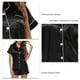 thumbnail image 3 of Women Loungewear, Comfortable Fashion Satin Pajamas Women  For Household ANGGREK Negro XXL, 3 of 6