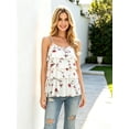 thumbnail image 3 of Women's Tiered Maternity Nursing Cami Sleeveless Nursing Top Breastfeeding Clothes, 3 of 4