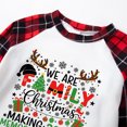 thumbnail image 5 of Matching Family Christmas Pajamas, We Are Family Christmas 2026 Raglan Top And Plaid Pants, Soft Loungewear for Christmas Eve, Cozy Sleepwear for Xmas Morning, Matching Pjs for Photos, 5 of 5