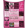 thumbnail image 1 of LHSHID Bonus Mom Gifts Bonus Mom Blanket Step Mom Step Mom Step Mom Gift Ideas Best Step Mom Birthday Gift for Step Mom Step Mom Throw Blanket 40"x50", 1 of 8