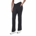 thumbnail image 2 of Jockey Ladies' High Rise Tummy Control Cross Waist Yoga Pant, Deep Black Small, 2 of 3