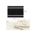 thumbnail image 4 of Mantel Individual De Pvc Lavable Antideslizante 10 Piezas negro ralla Beige, 4 of 5
