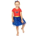 thumbnail image 2 of DC Comics Justice League Wonder Woman Toddler Girls Costume Dress and Headband Toddler to Big Kid, 2 of 5