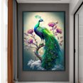 thumbnail image 3 of Kit Punto Cruz Pavo Real Impreso Hilo Algodón Ecológico Bordado 11CT 40x60cm, 3 of 9