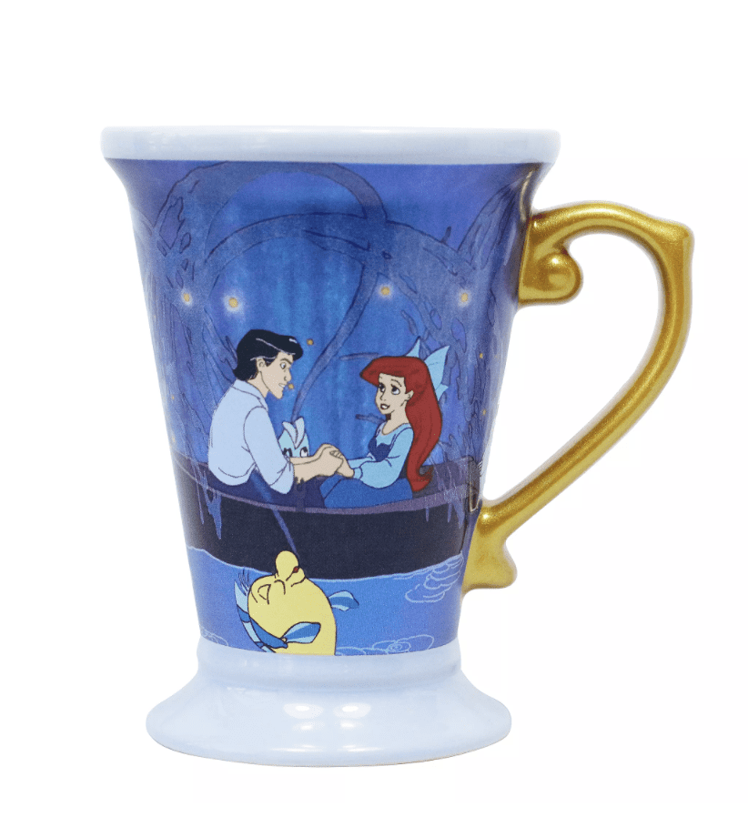 Disney the Art of Ariel tall ceramic mug The Little Mermaid EXPO D23 