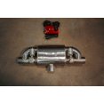 thumbnail image 1 of Valvetronic Design Exhaust Muffler UVM.76MM.TSTYLE.X1 T-Style; Single 3 Inch Inlet; Dual 3 Inch Outlet; 27 Inch Overall Length, 1 of 4