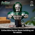 thumbnail image 4 of LEGO Marvel Doctor Doom Bust - Building Set for Adults, Ages 18+ - Marvel Avengers Model Kit - Bedroom, Shelf or Home Office Decor for Men & Women - Gift for Super Hero Fans - 76345, 4 of 8