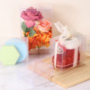 Uxcell 10 Pcs Clear Gift Box,2.4x2x6 Plastic Packing Box for Candy Cookies