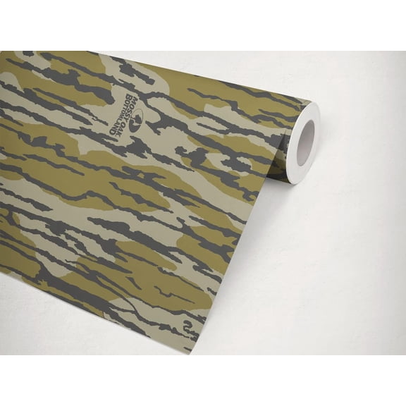 Camouflage oak matte roll material with hunting pattern, self-adhesive vinyl film