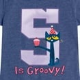 thumbnail image 3 of Pete the Cat -  Happy 5th Birthday - Toddler And Youth Girls Short Sleeve Graphic T-Shirt, 3 of 6