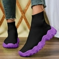 thumbnail image 2 of Chenyee Women's Slip On Socks Sneakers Lightweight Walking Sport Shoes Gym Workout Non Slip Athletic, 2 of 7