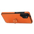 thumbnail image 4 of Nalacover for Samsung A13 4G Wallet with Card Holder Slot, 360°Rotation Ring Holder Kickstand Cover for Men Women Protective Premium PU Leather Shockproof Cover for Samsung Galaxy A13 4G, Orange, 4 of 6