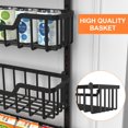 thumbnail image 5 of Over The Door Pantry Organizer, 8-Tier Shelves with Adjustable Baskets | Metal Spice Rack for Kitchen, Pantry, Cabinet, 5 of 6