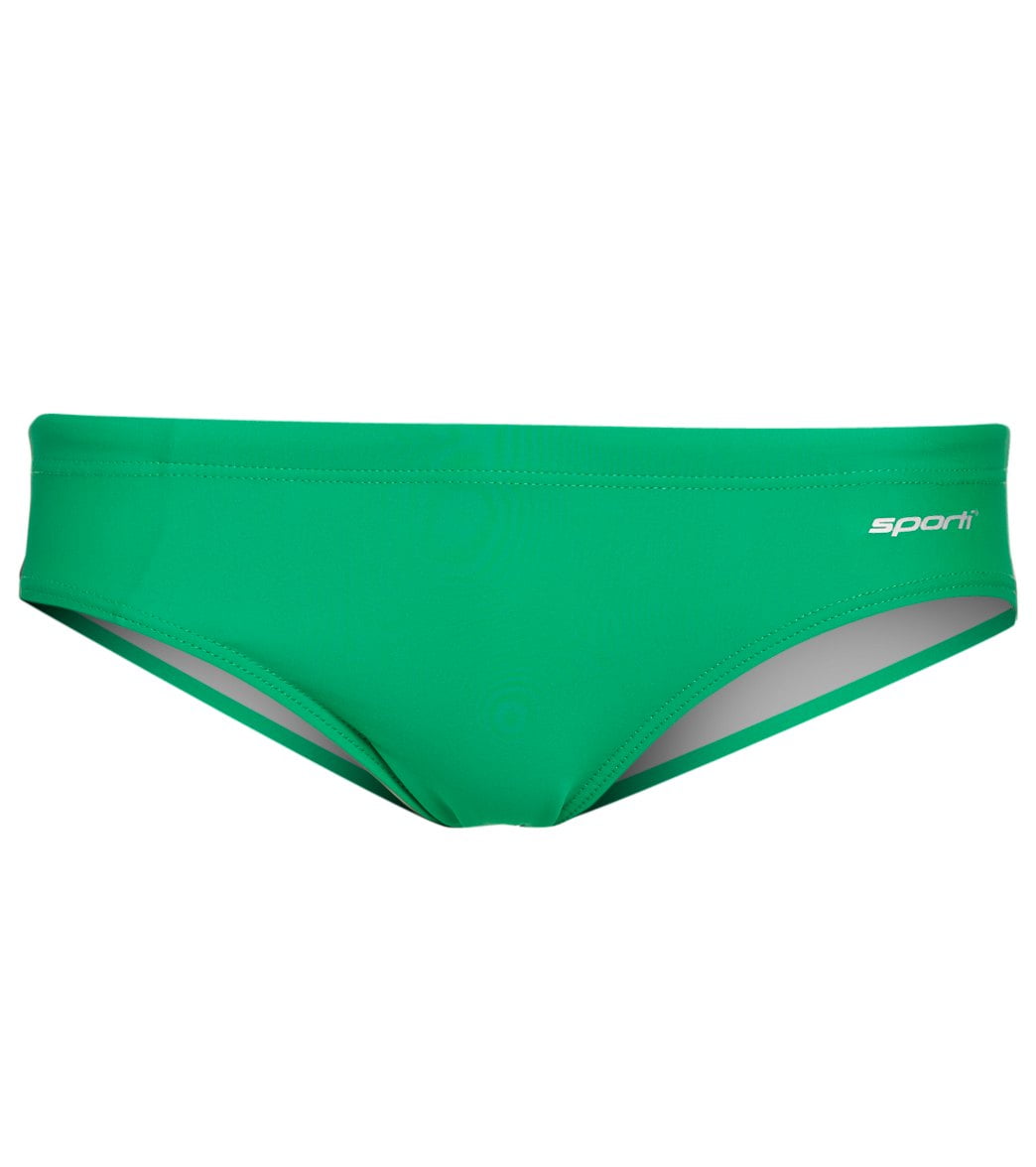 sporti solid swim euro brief swimsuit