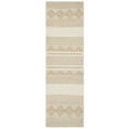 thumbnail image 3 of SAFAVIEH Natura Carly Geometric Braided Wool Runner Rug, Beige/Ivory, 2'3" x 14', 3 of 8