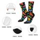 thumbnail image 5 of Balery Colorful Geometric Dog Calcetas Largas con Estampado para Hombre y Mujer – Suaves y Transpirables, Talla Única (US 5-11), 5 of 6