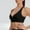 Black, variant on Elvqul Women's Sports Bra High Impact Blue Workout Full Coverage Sport Bras for Women