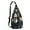 Black-5, variant on Sling Backpack - Cute Nurse Aesthetic Print Crossbody Bag, Water-Resistant Shoulder Pack for Nursing Students & Professionals