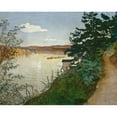 thumbnail image 2 of Harald Sohlberg 14x12 Black Ornate Wood Framed Double Matted Museum Art Print Titled: Untitled (1895), 2 of 5